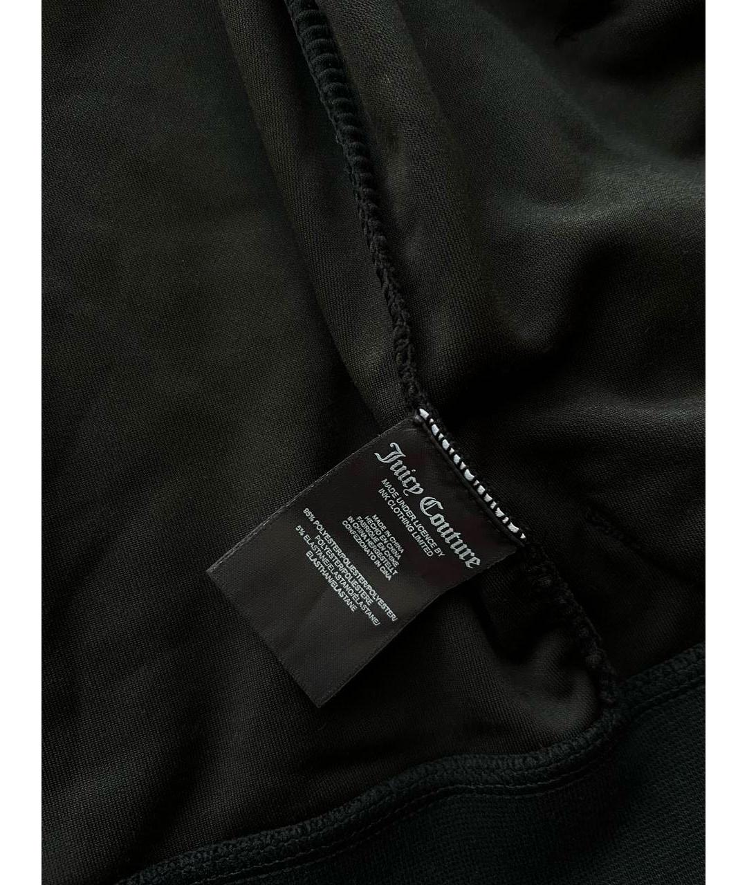 JUICY COUTURE Черный велюровый спортивные костюмы, фото 6