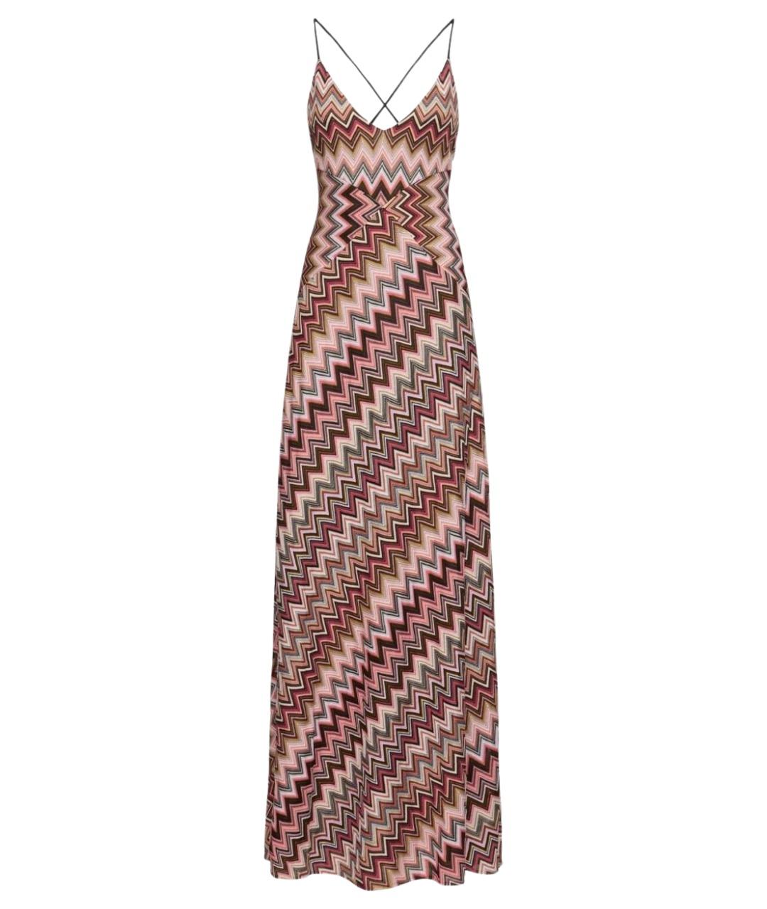 MISSONI Розовый хлопковый сарафан, фото 1