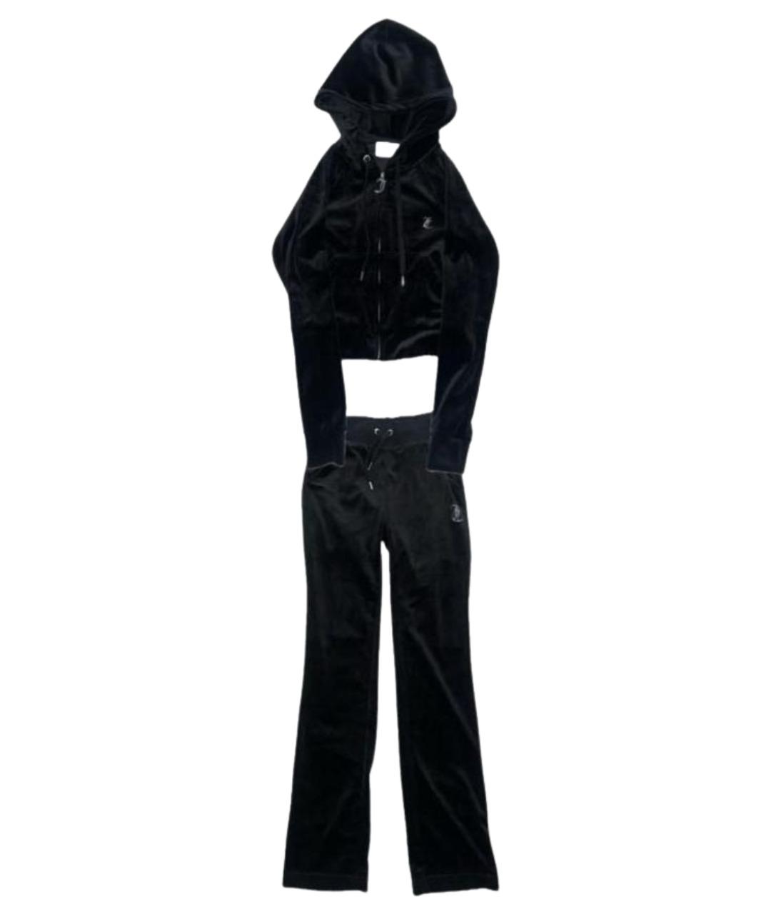 JUICY COUTURE Черный велюровый спортивные костюмы, фото 1