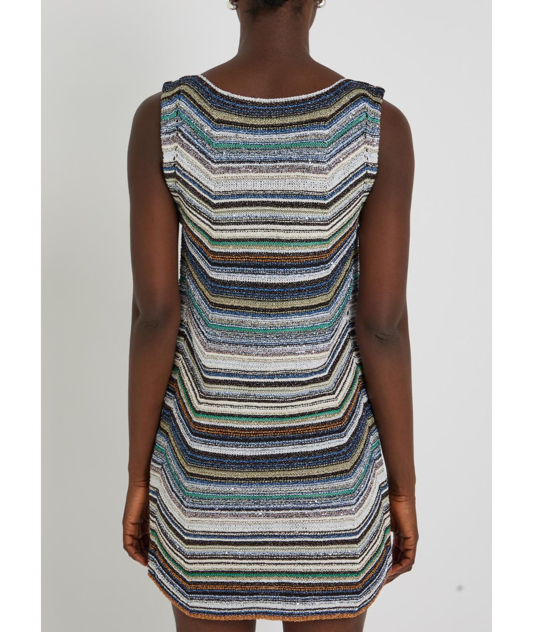 MISSONI Мульти полиамидовое повседневное платье, фото 5