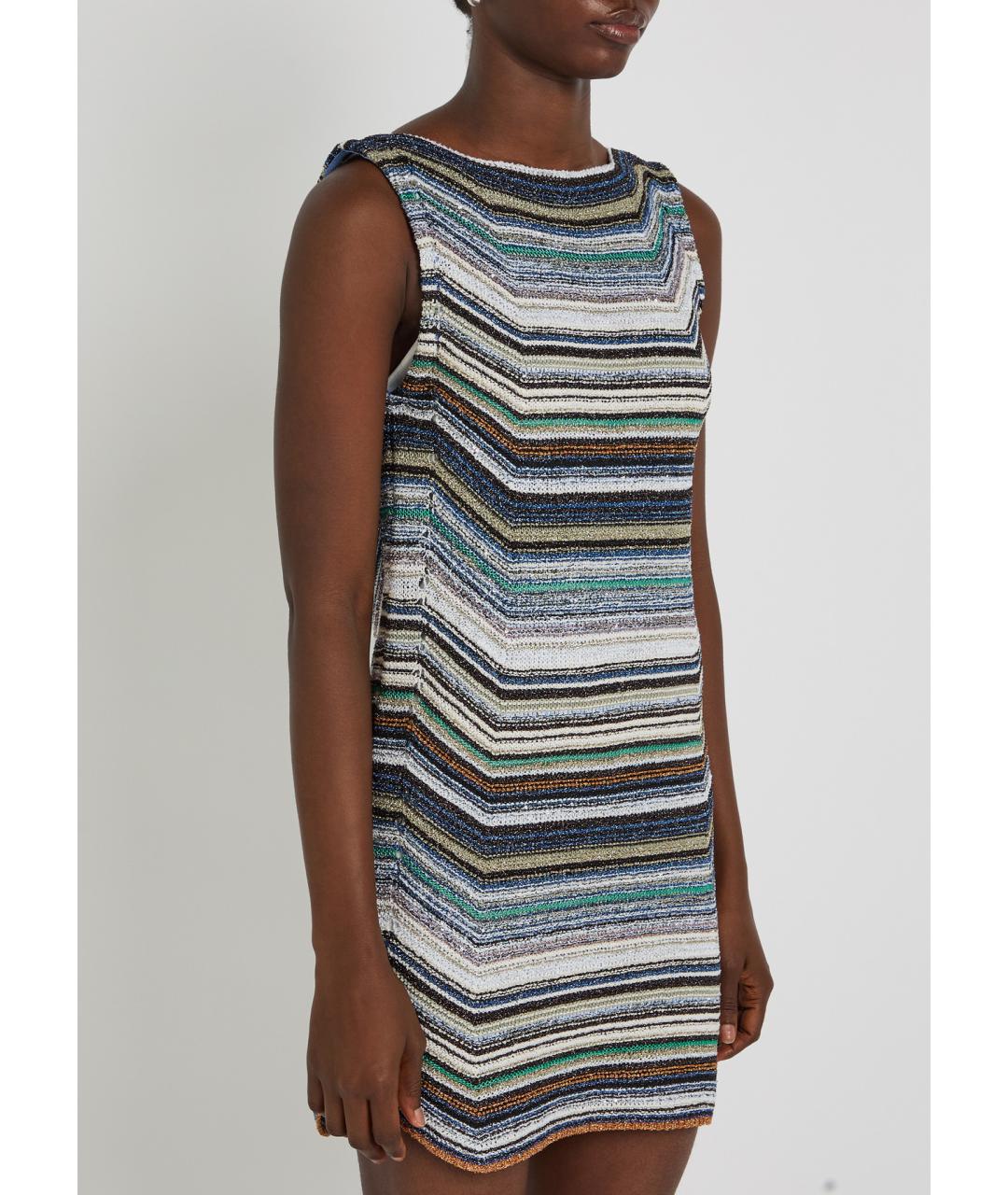 MISSONI Мульти полиамидовое повседневное платье, фото 4