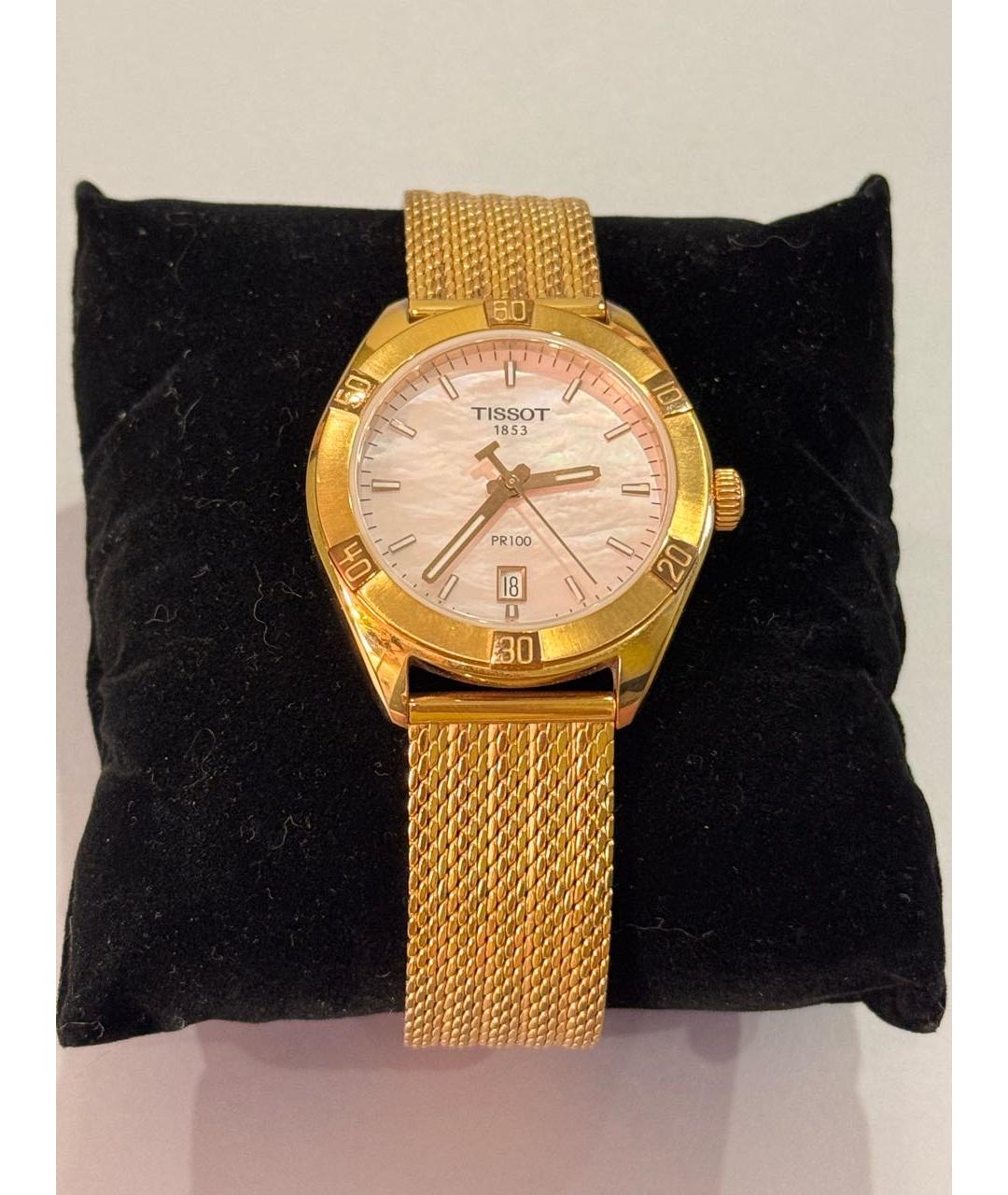 TISSOT Золотые стальные часы, фото 8