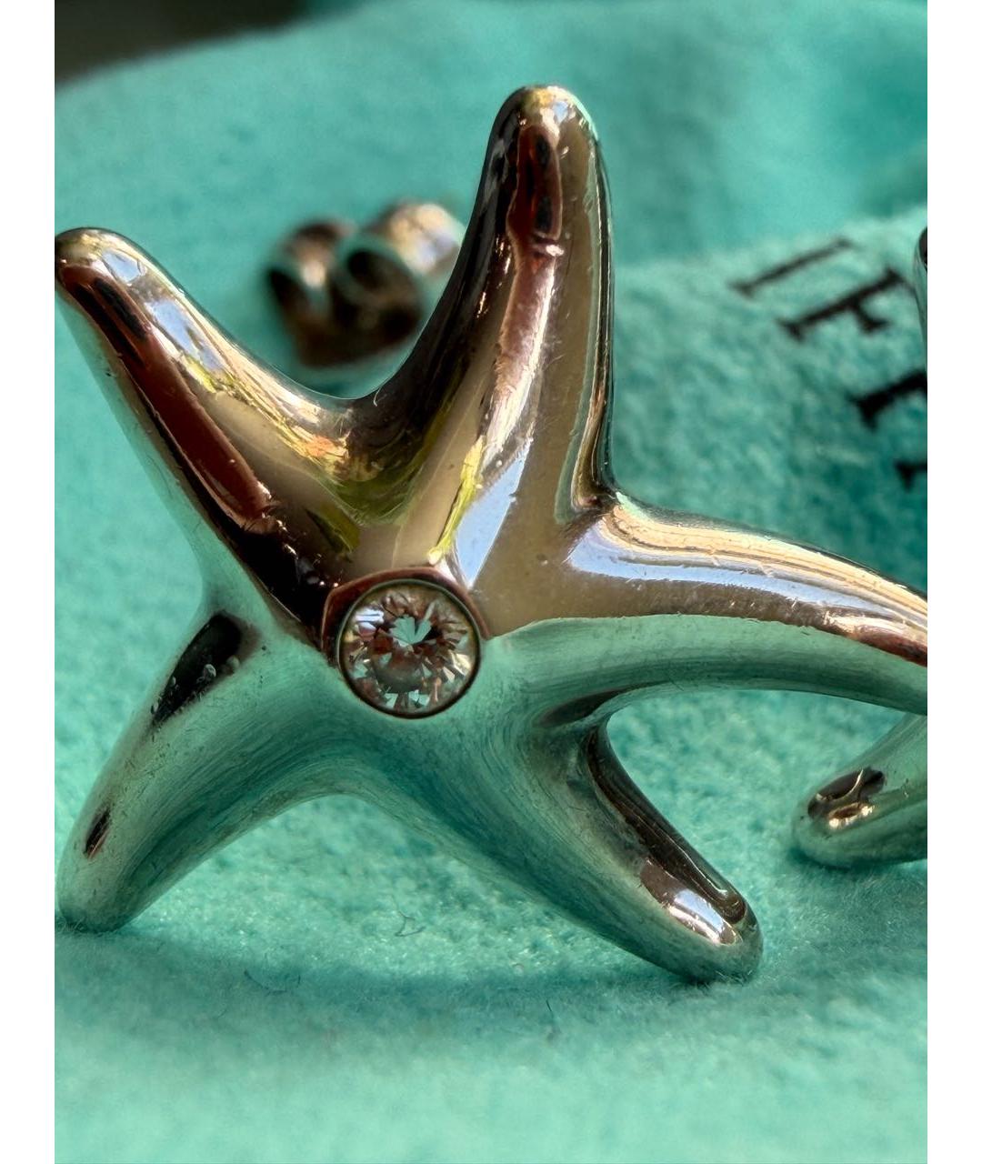 TIFFANY&CO Серебряные серебряные серьги, фото 3