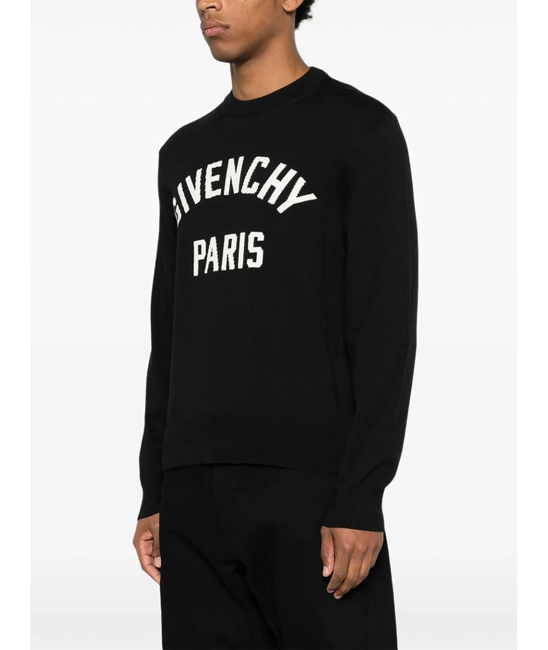 GIVENCHY Черный хлопковый джемпер / свитер, фото 4