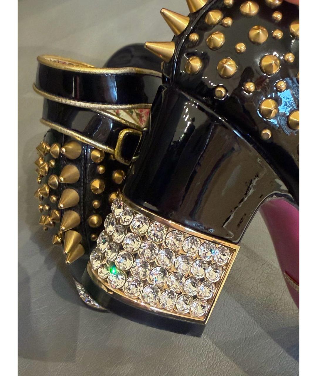 GUCCI Черные туфли из лакированной кожи, фото 7