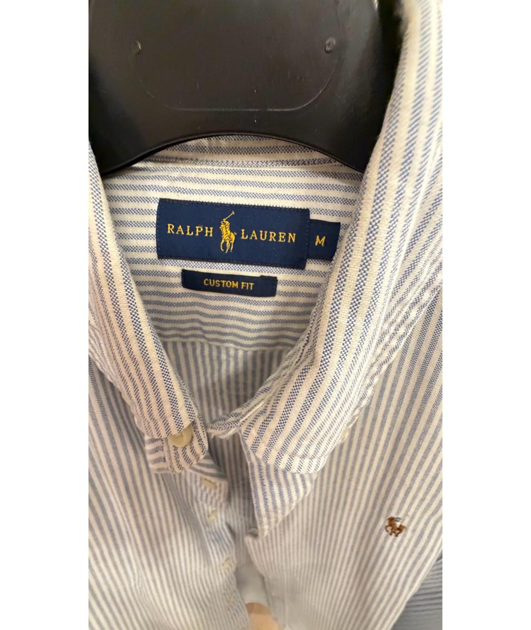 RALPH LAUREN Горчичная хлопковая рубашка, фото 3