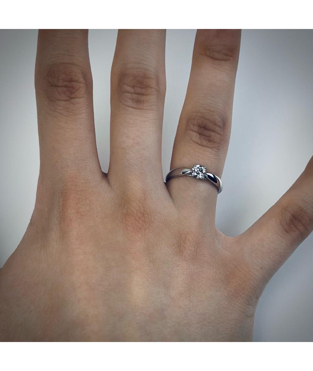 TIFFANY&CO Серебряное платиновое кольцо, фото 7