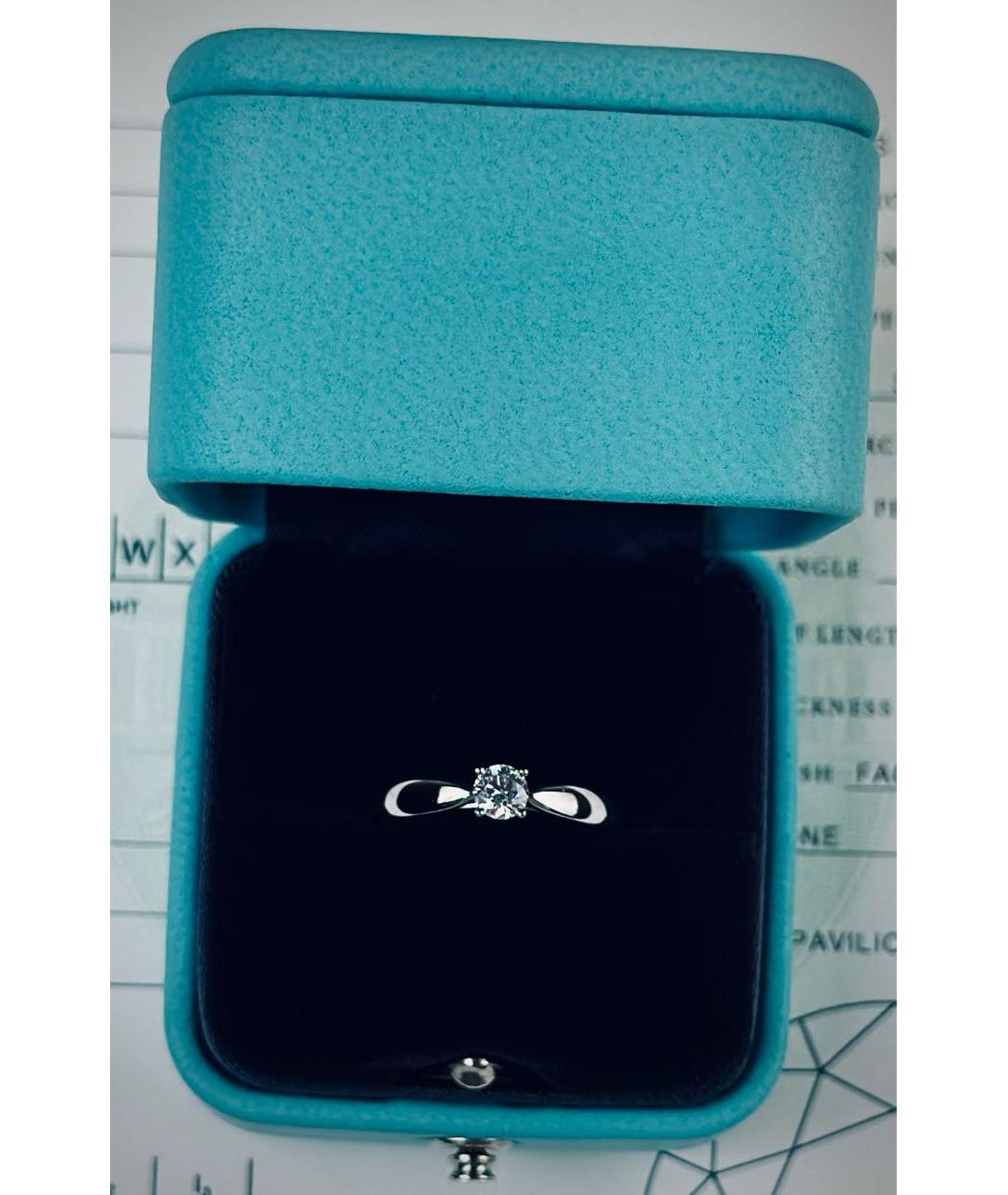 TIFFANY&CO Серебряное платиновое кольцо, фото 3