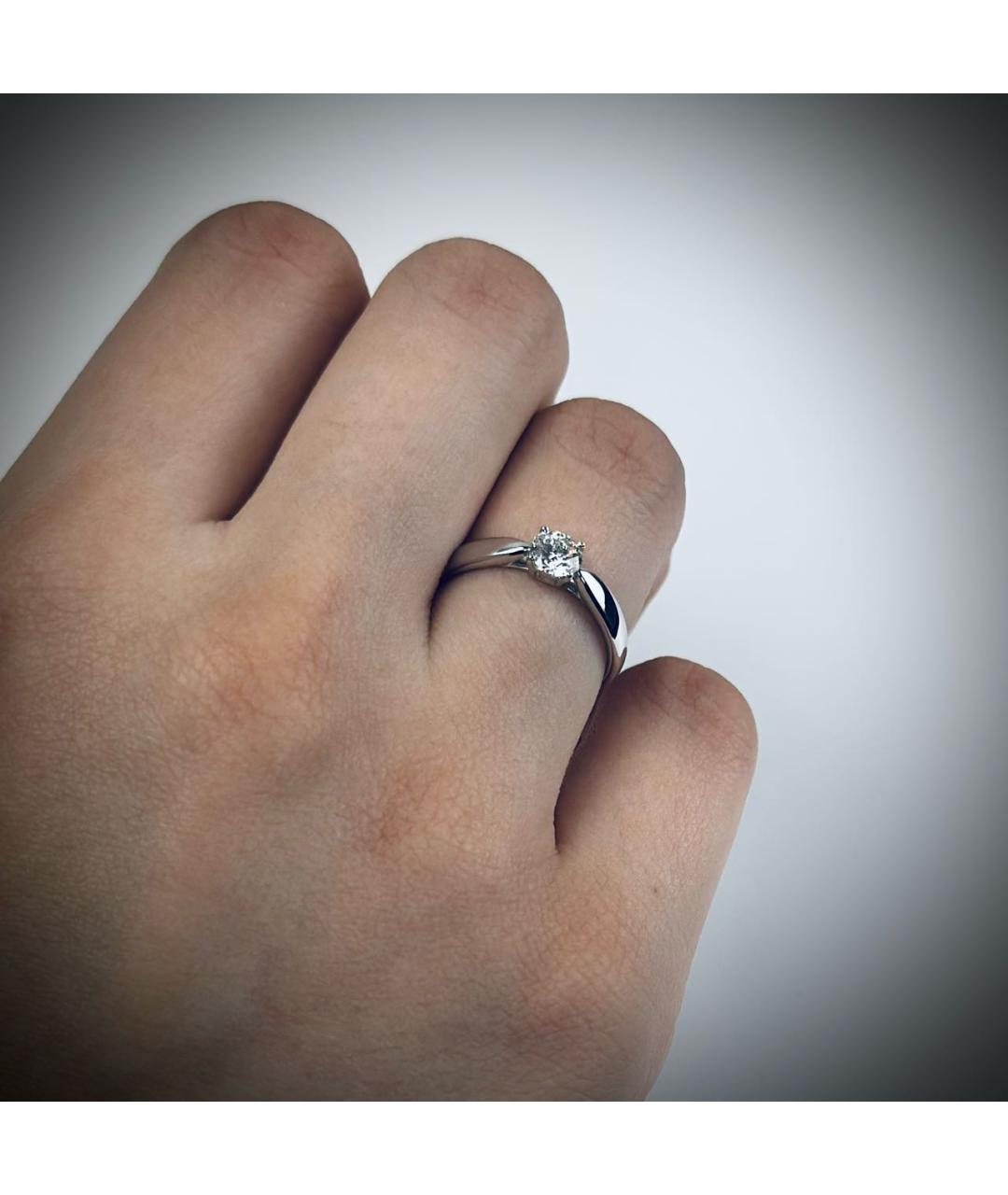 TIFFANY&CO Серебряное платиновое кольцо, фото 8