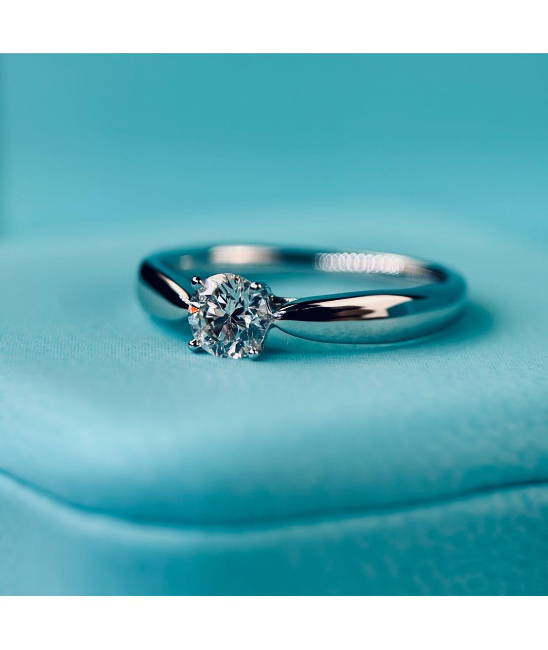 TIFFANY&CO Серебряное платиновое кольцо, фото 6