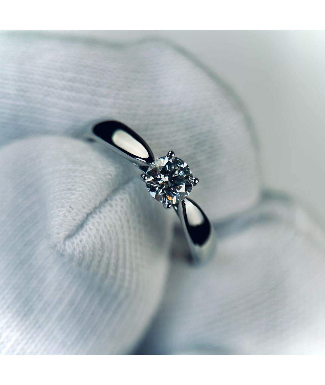 TIFFANY&CO Серебряное платиновое кольцо, фото 4