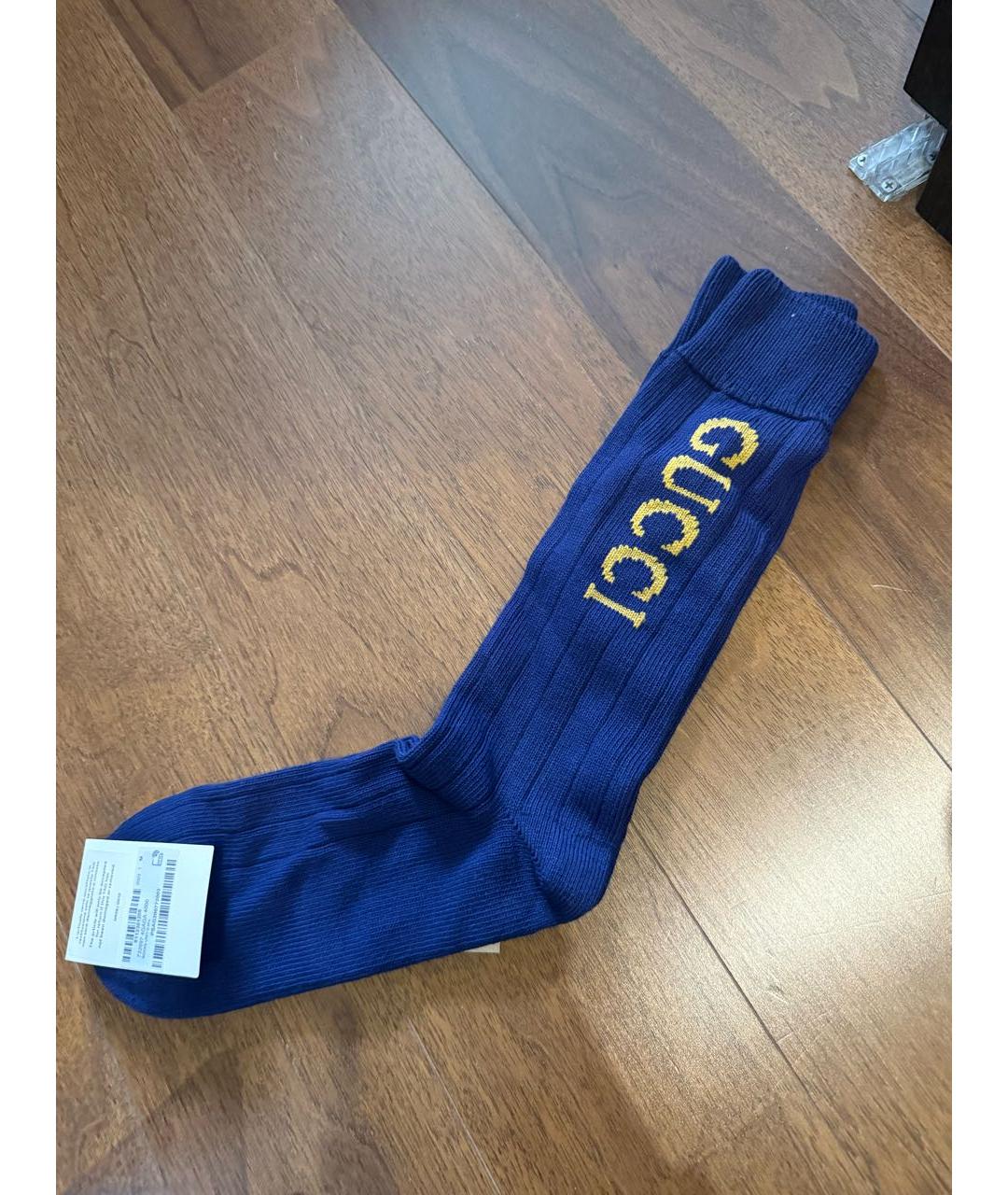 GUCCI Синие носки, чулки и колготы, фото 2