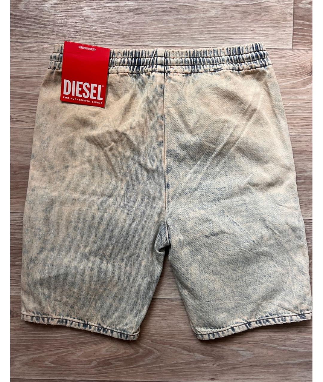 DIESEL Голубые хлопковые шорты, фото 2