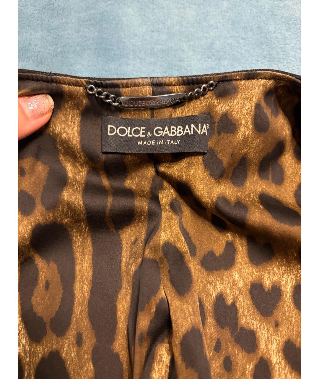 DOLCE&GABBANA Черный жакет/пиджак, фото 3