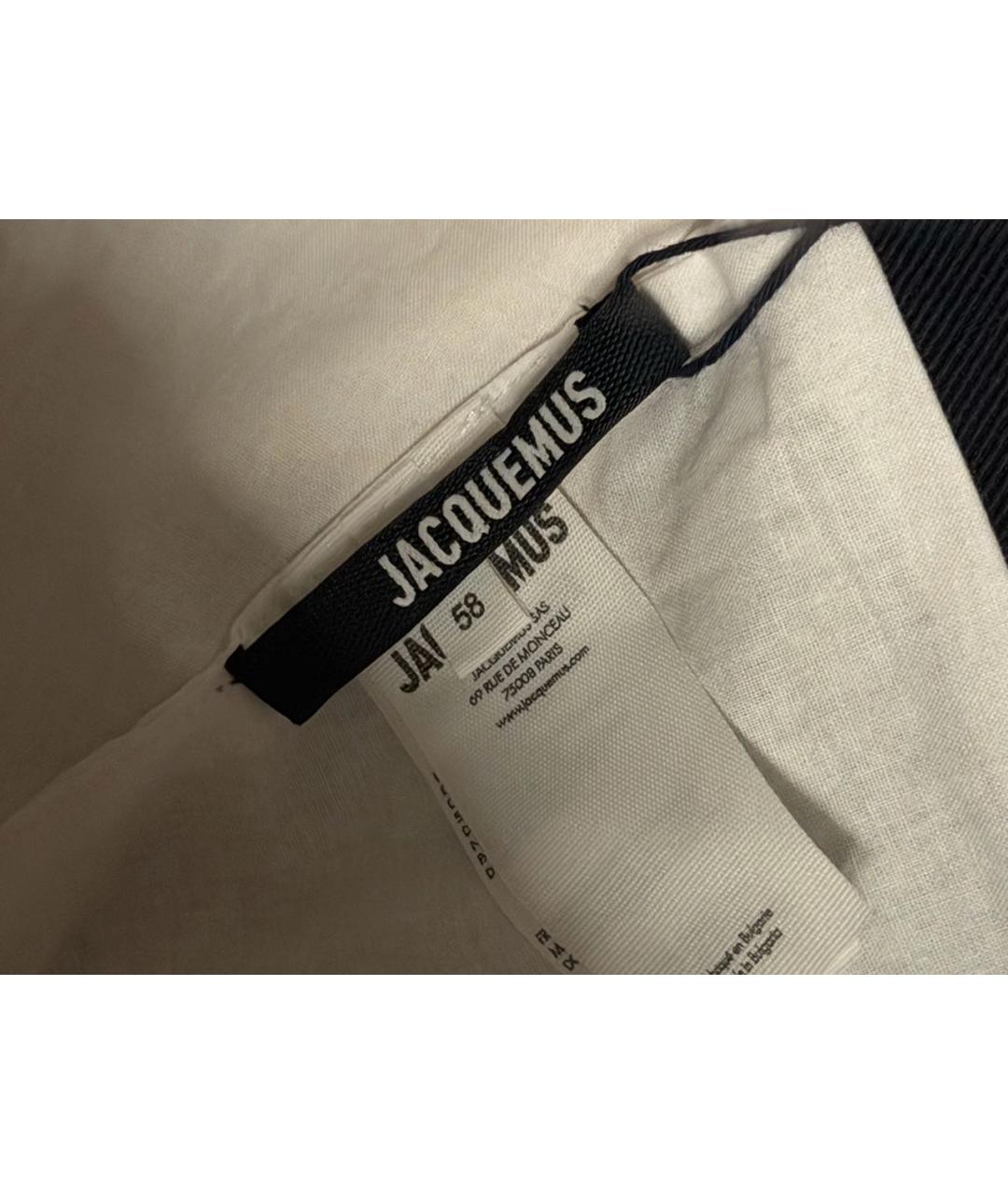 JACQUEMUS Бежевая хлопковая панама, фото 3