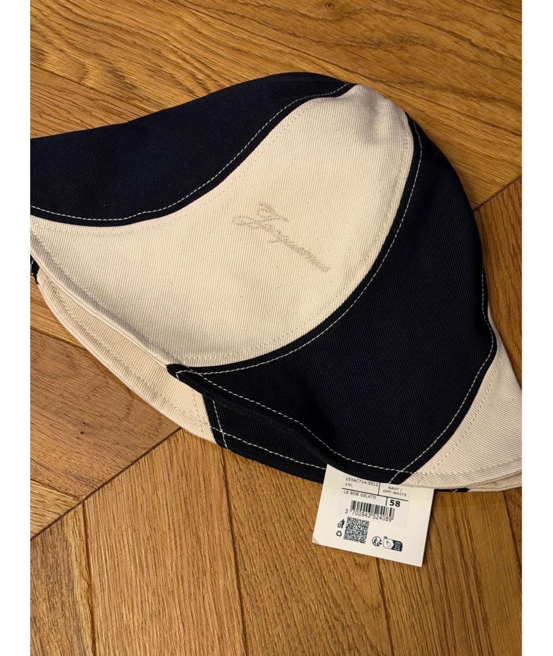 JACQUEMUS Бежевая хлопковая панама, фото 5