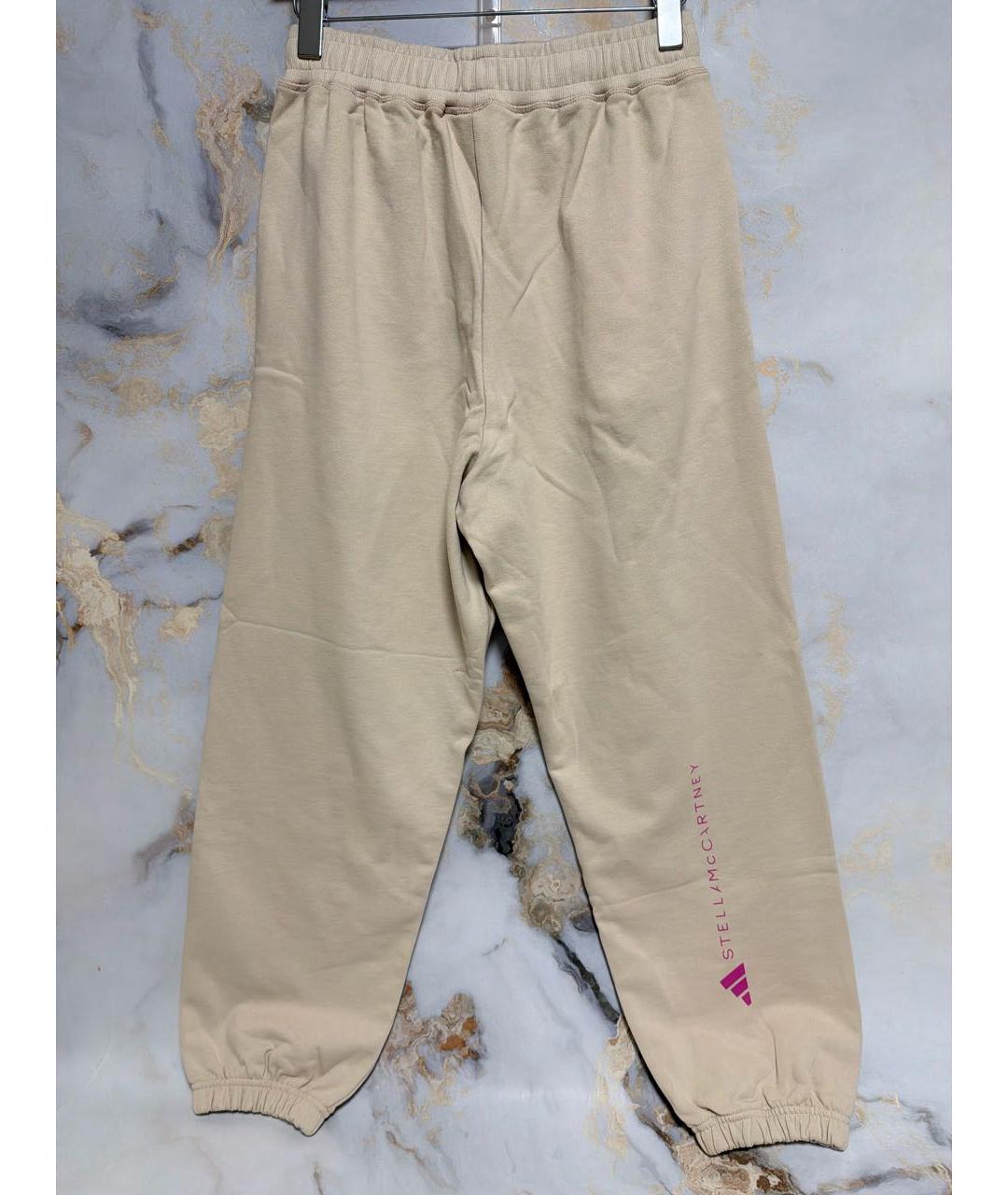 ADIDAS BY STELLA MCCARTNEY Бежевые спортивные брюки и шорты, фото 4