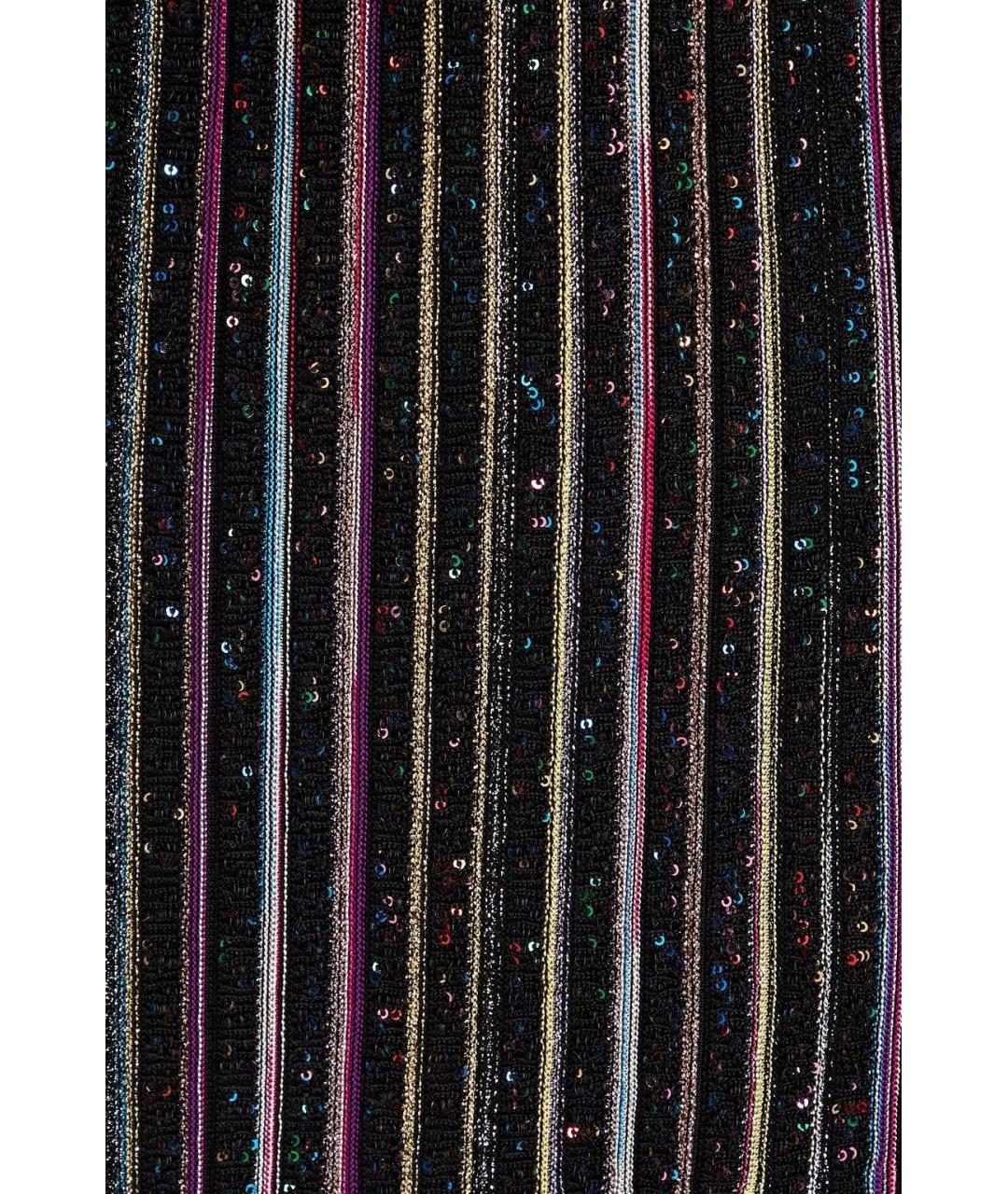 MISSONI Черное вискозное коктейльное платье, фото 6