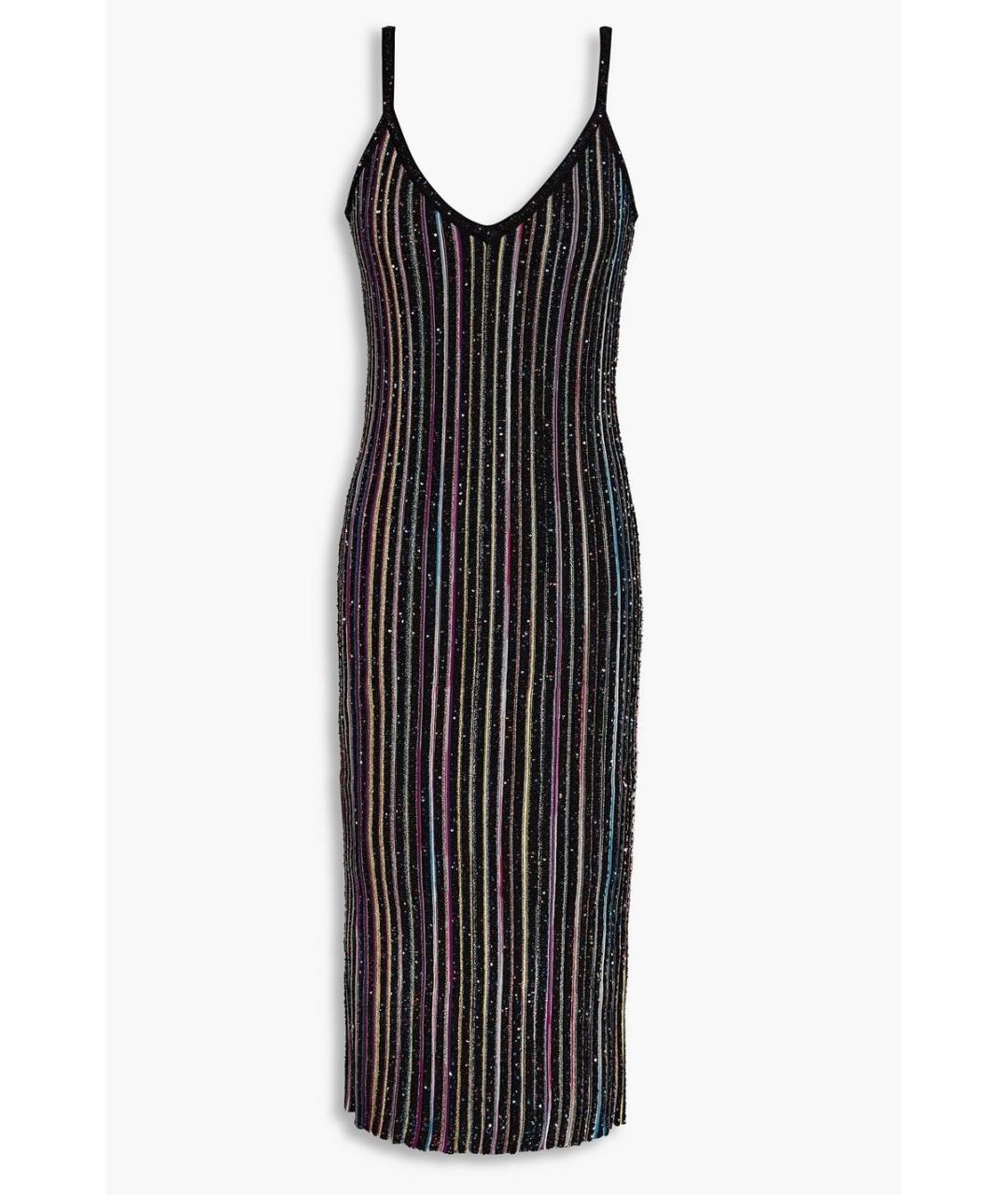 MISSONI Черное вискозное коктейльное платье, фото 7