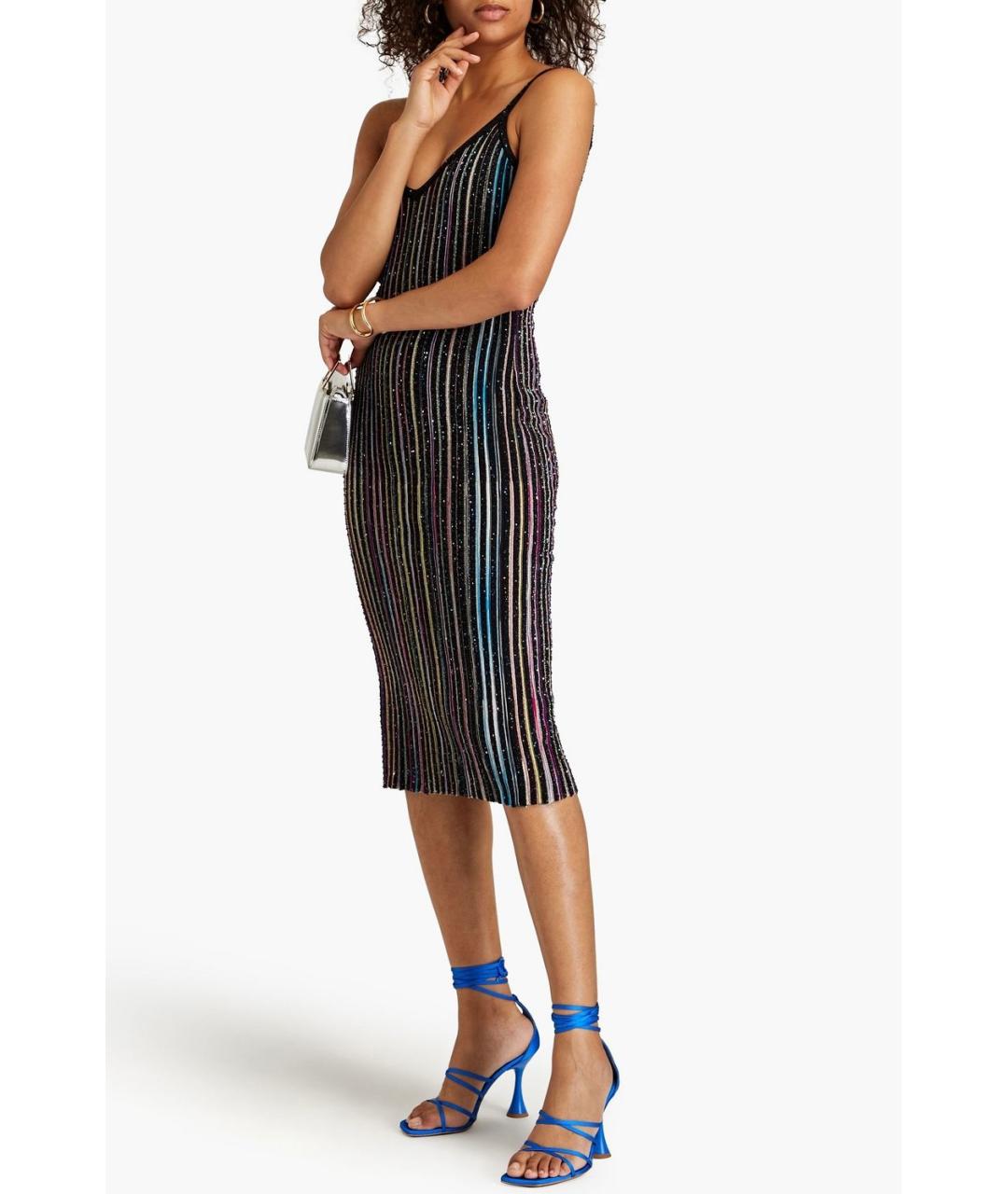 MISSONI Черное вискозное коктейльное платье, фото 4