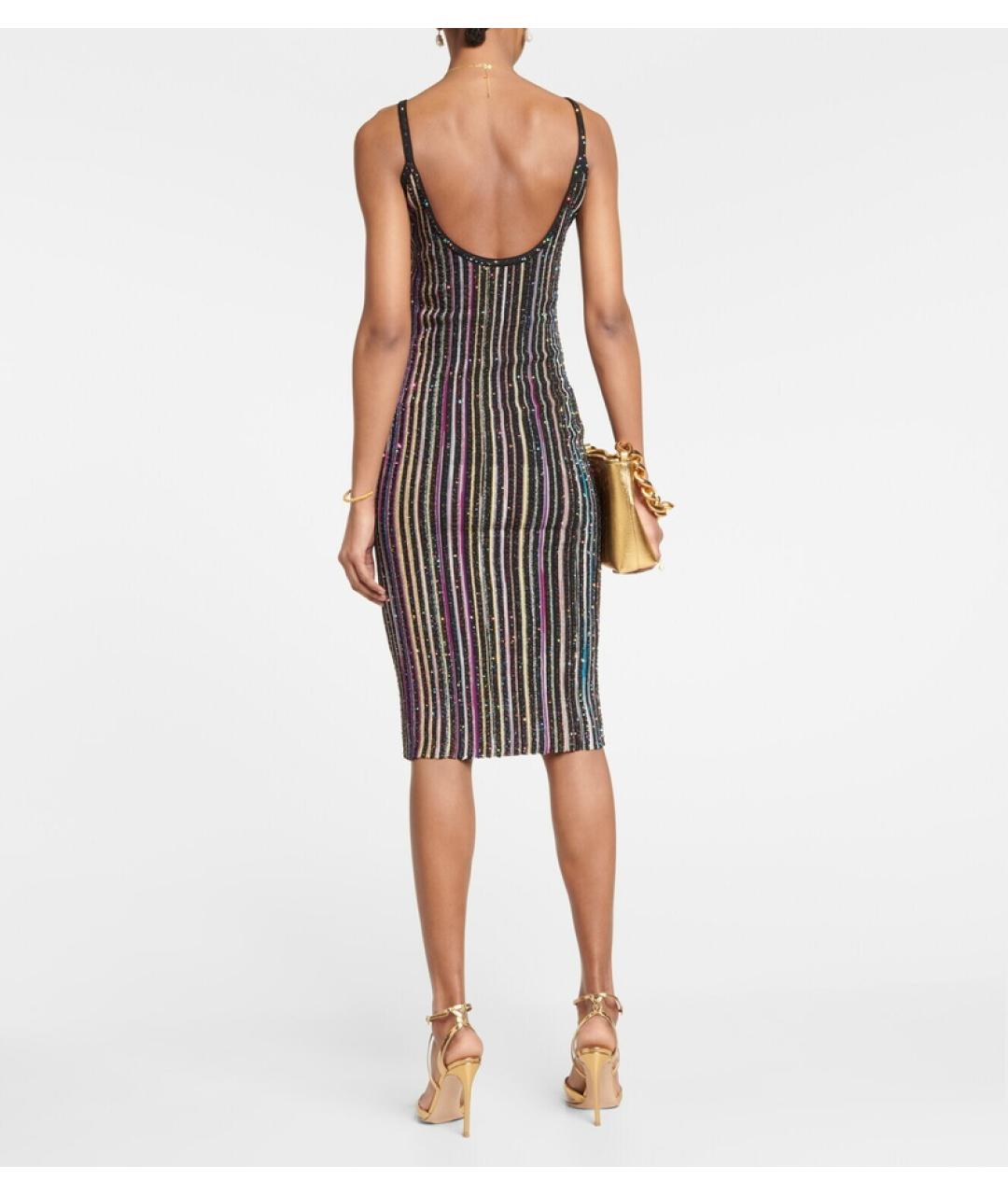 MISSONI Черное вискозное коктейльное платье, фото 3