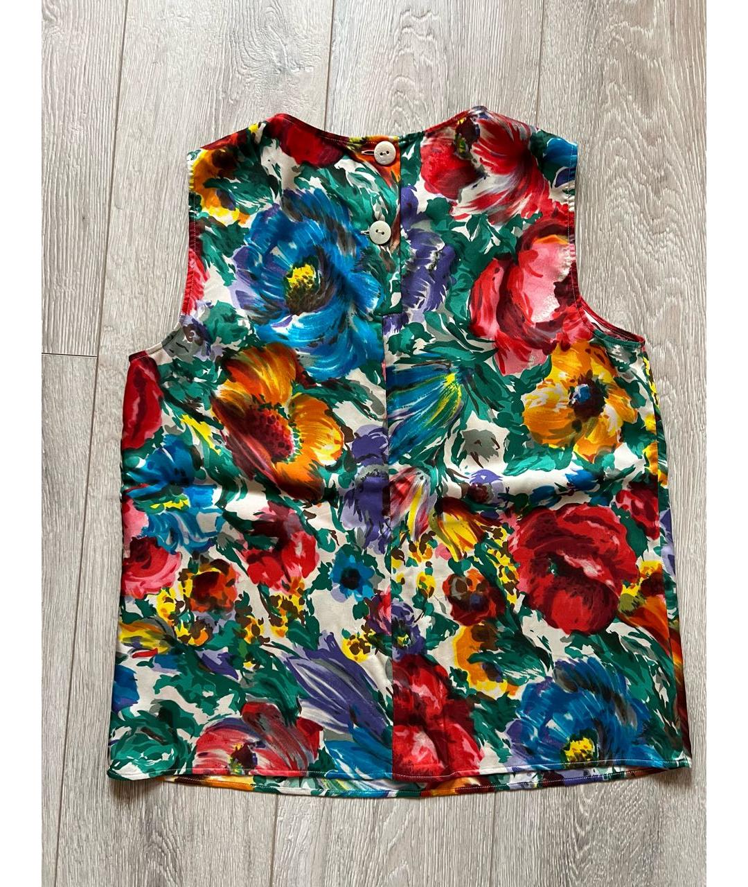 DOLCE&GABBANA Мульти шелковая блузы, фото 2