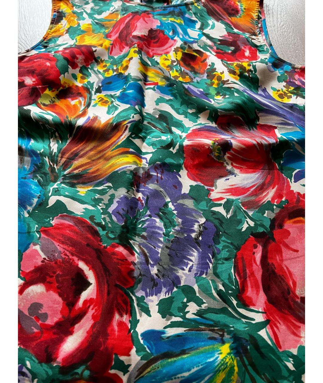 DOLCE&GABBANA Мульти шелковая блузы, фото 4
