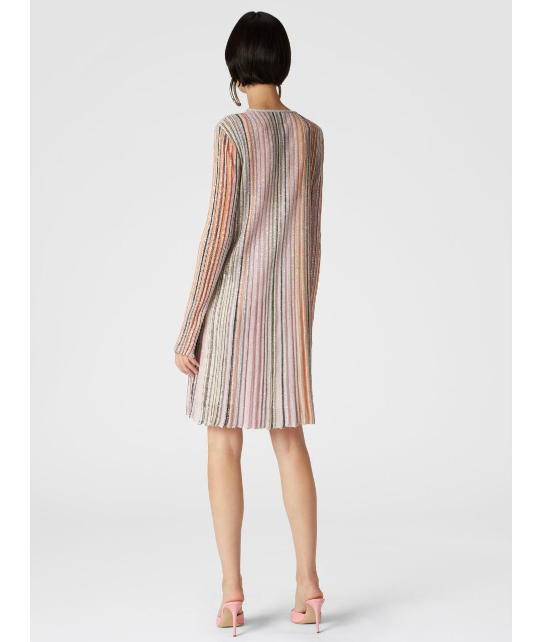 MISSONI Розовое вискозное коктейльное платье, фото 5