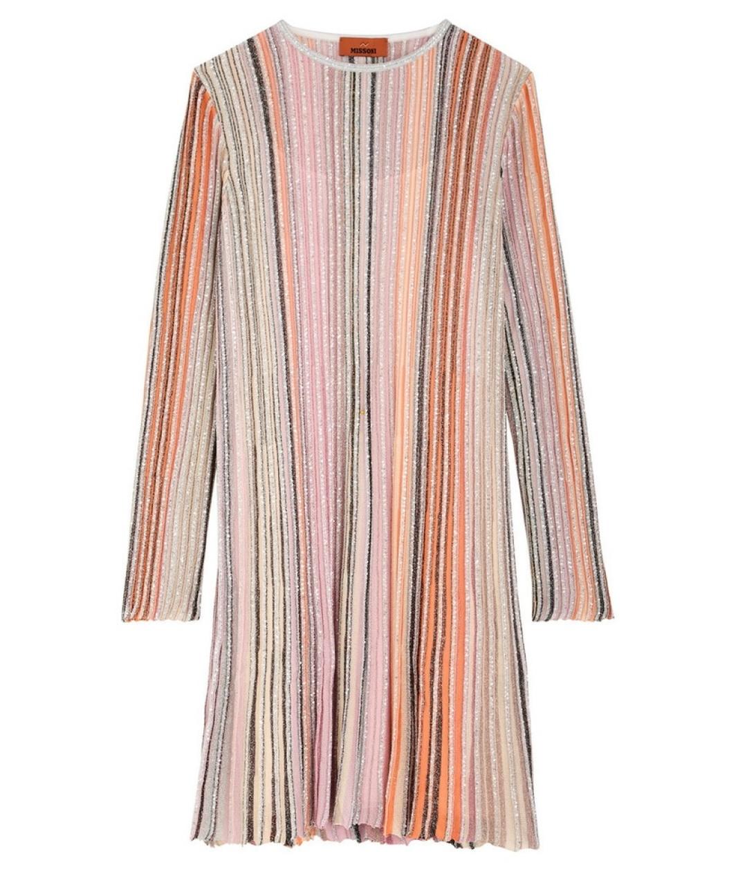 MISSONI Розовое вискозное коктейльное платье, фото 9