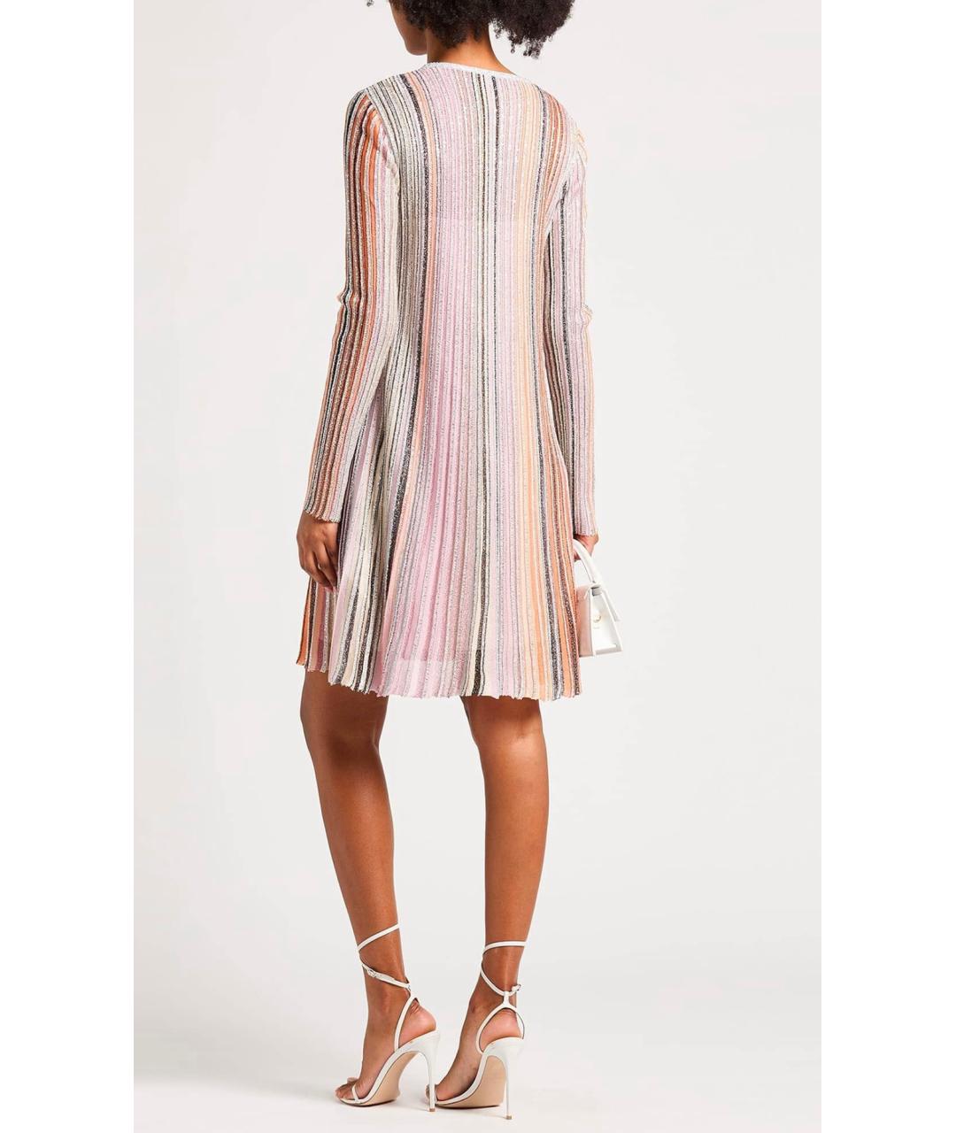 MISSONI Розовое вискозное коктейльное платье, фото 8