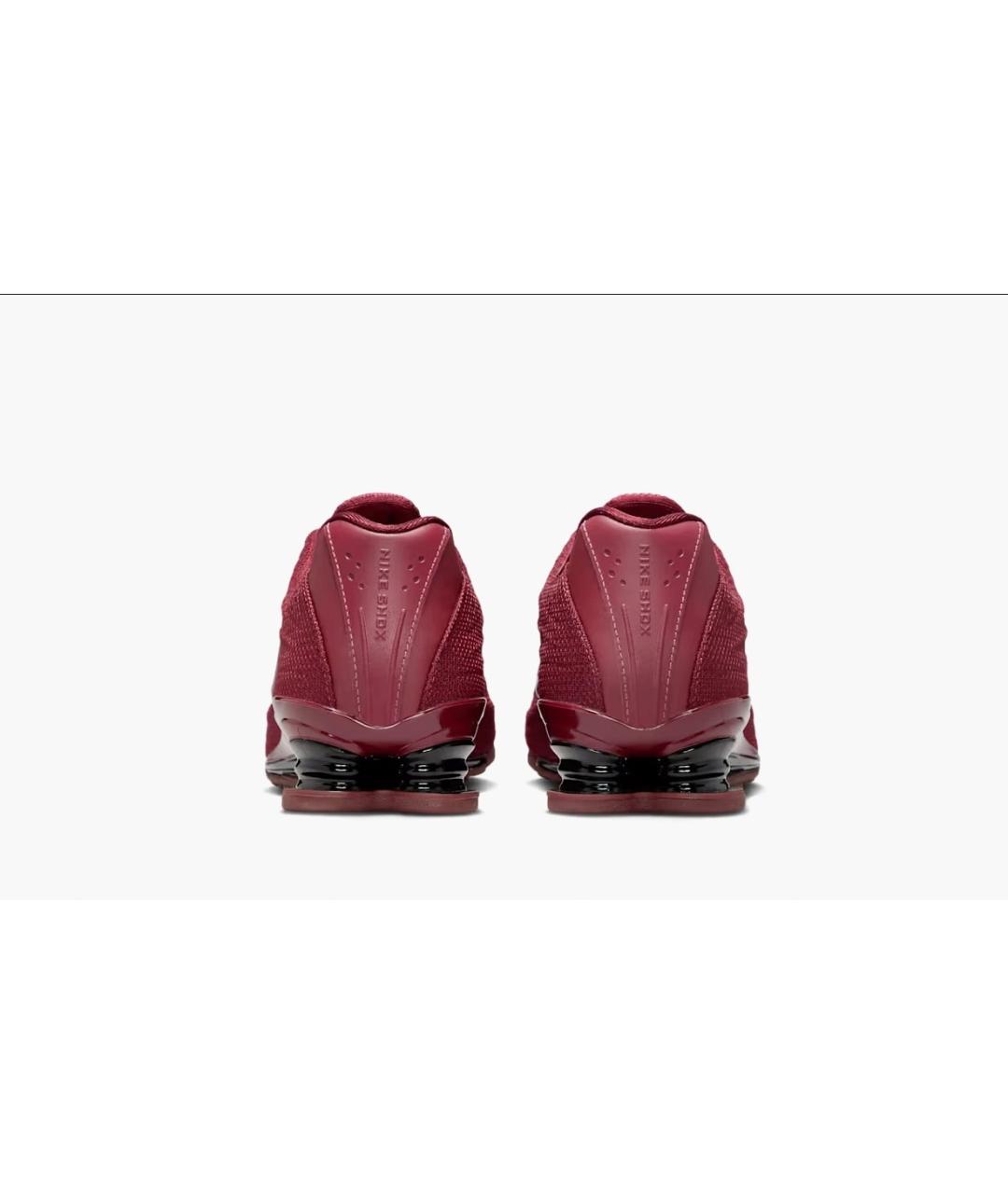 NIKE Бордовые синтетические кроссовки, фото 8