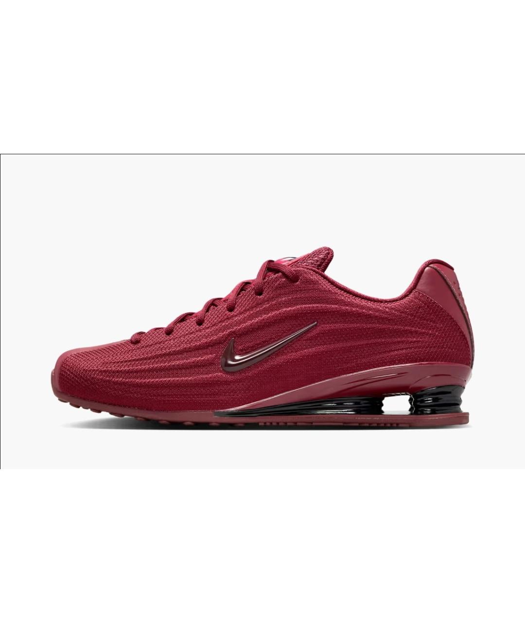 NIKE Бордовые синтетические кроссовки, фото 9