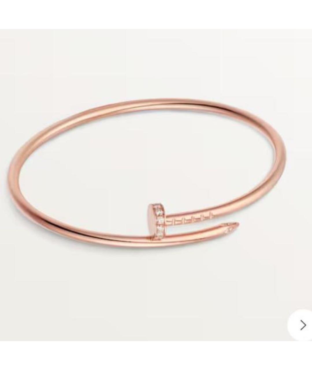 CARTIER Розовый браслет из розового золота, фото 5