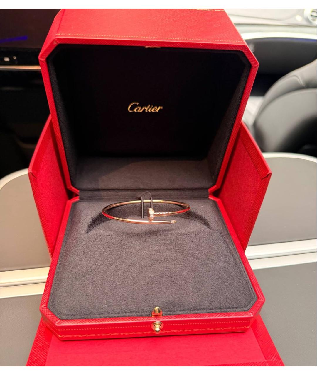 CARTIER Розовый браслет из розового золота, фото 2