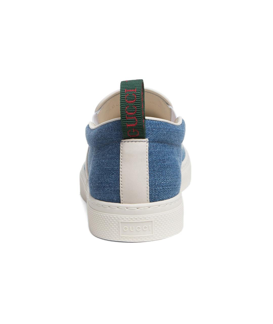 GUCCI Синие слипоны, фото 5