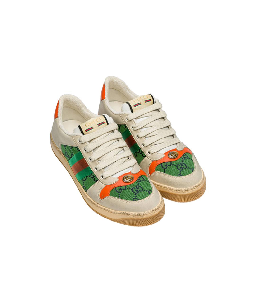 GUCCI Бежевые кроссовки, фото 3