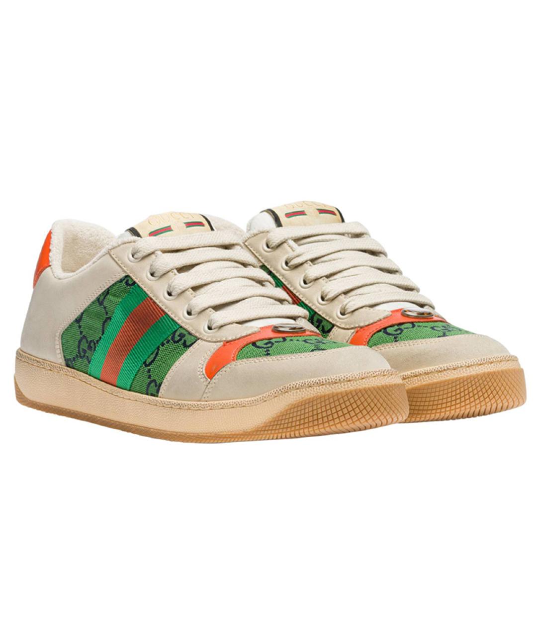 GUCCI Бежевые кроссовки, фото 2