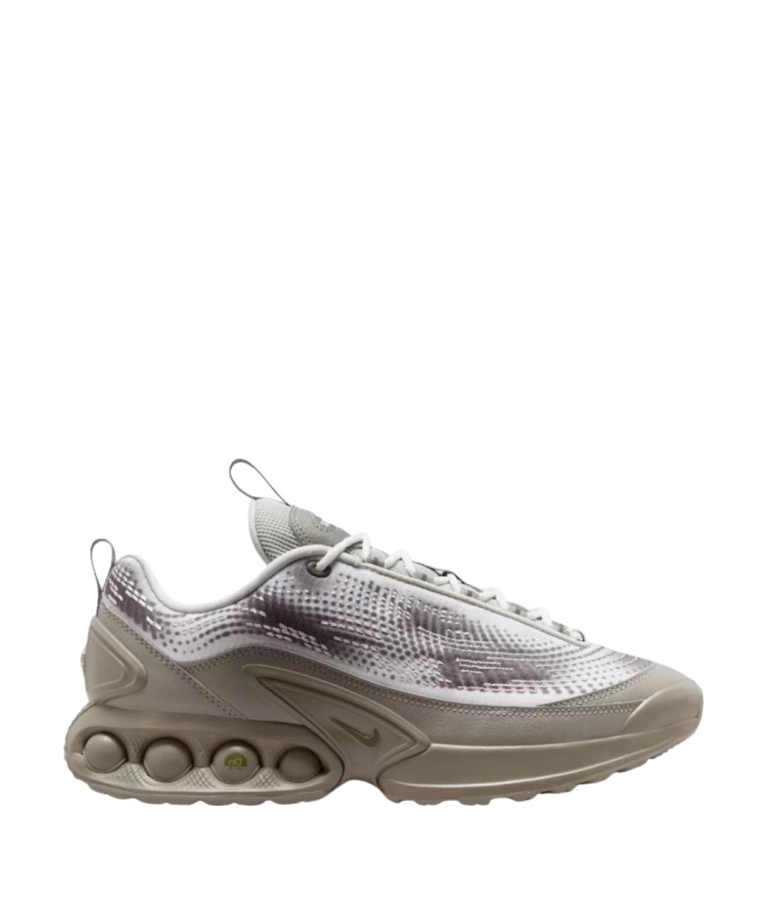 NIKE Бежевые кожаные низкие кроссовки / кеды, фото 1