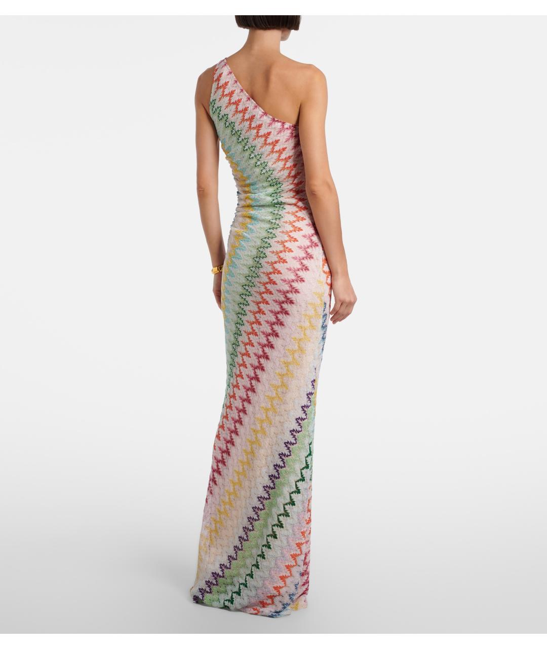 MISSONI Мульти вискозное коктейльное платье, фото 7