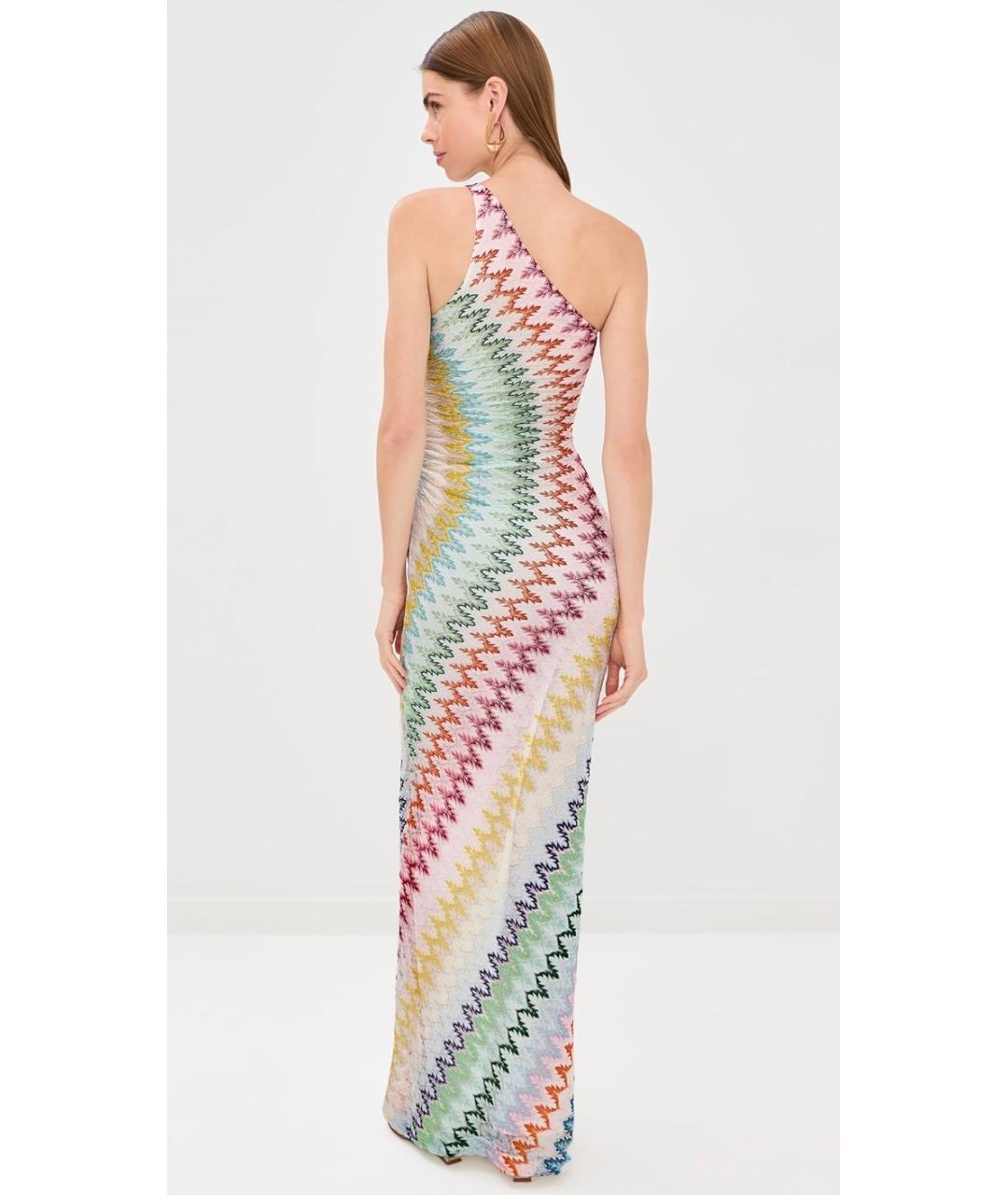 MISSONI Мульти вискозное коктейльное платье, фото 4