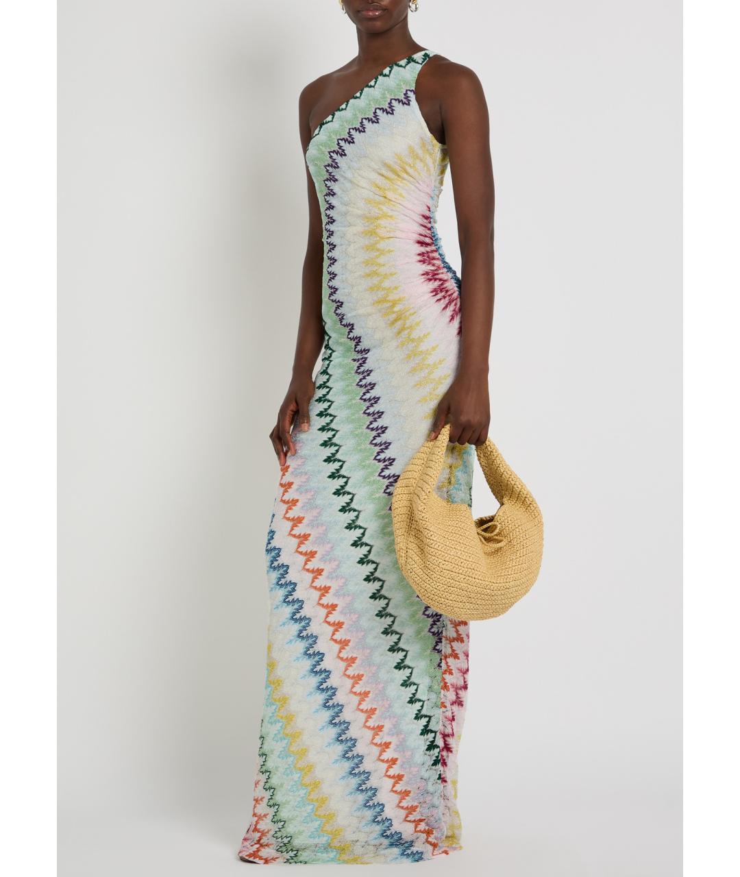 MISSONI Мульти вискозное коктейльное платье, фото 8