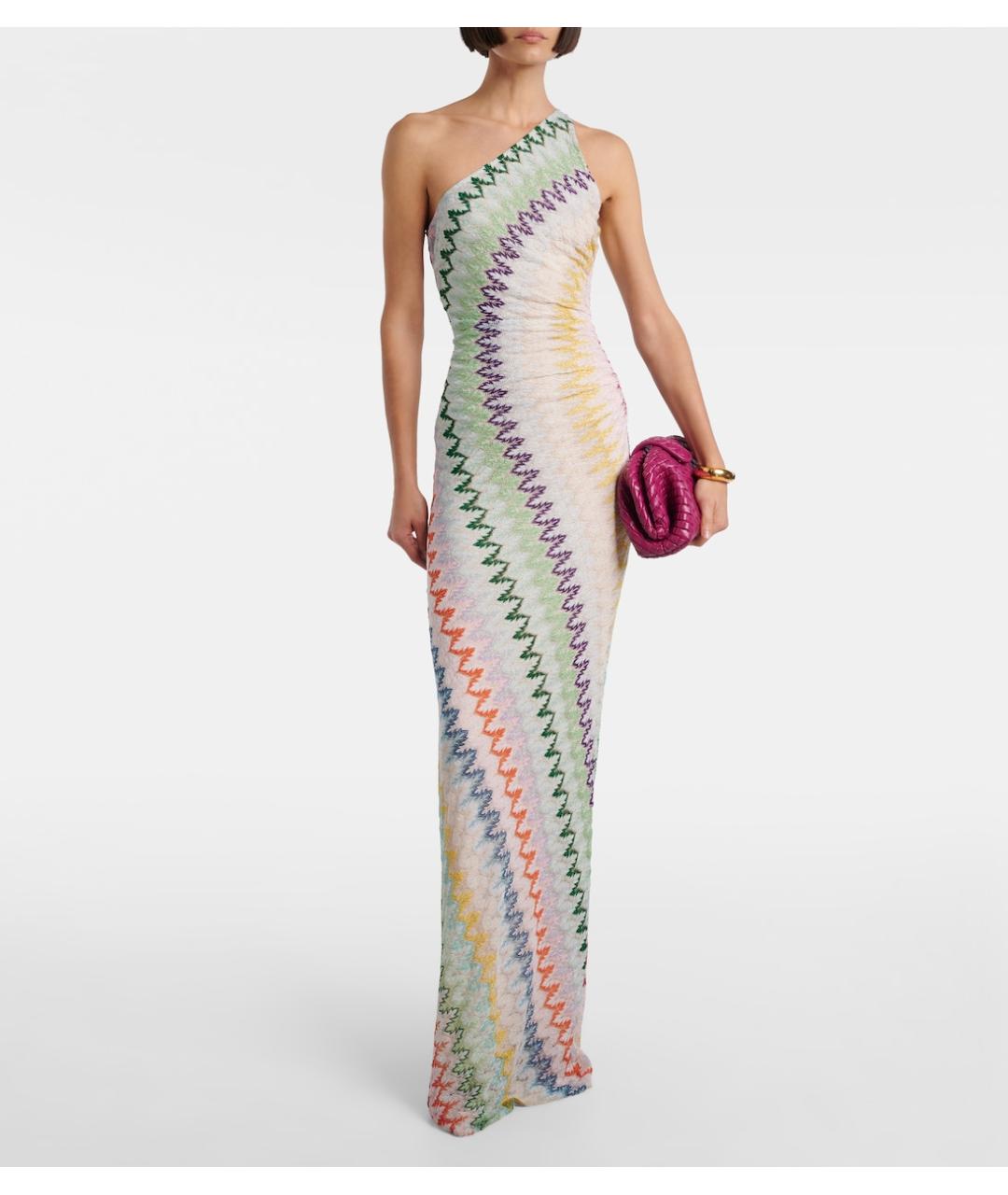 MISSONI Мульти вискозное коктейльное платье, фото 6