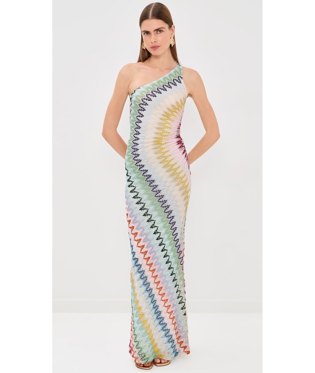 MISSONI Мульти вискозное коктейльное платье, фото 2