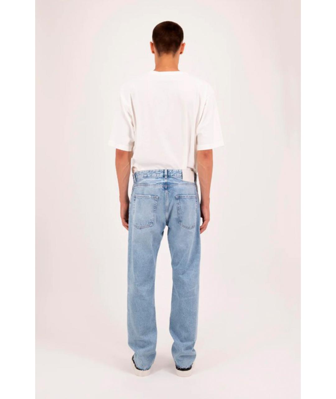ICON DENIM Голубые прямые джинсы, фото 2