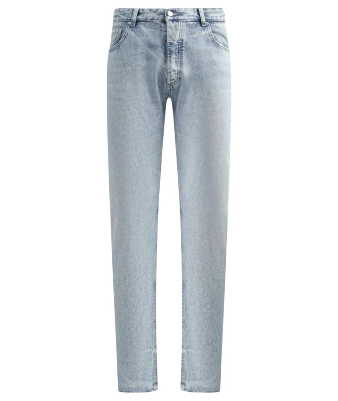 ICON DENIM Голубые прямые джинсы, фото 1