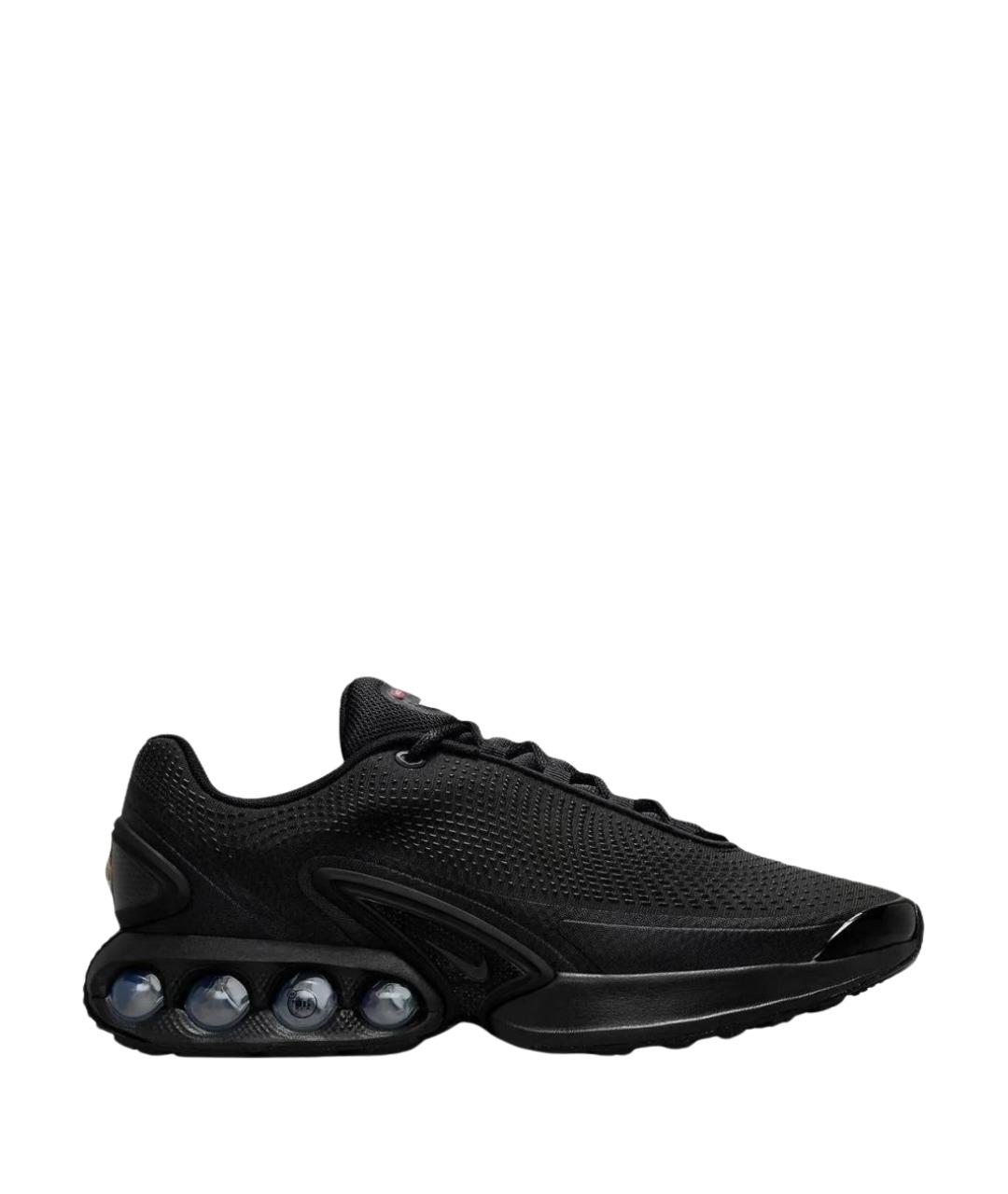 NIKE Черные кожаные низкие кроссовки / кеды, фото 1