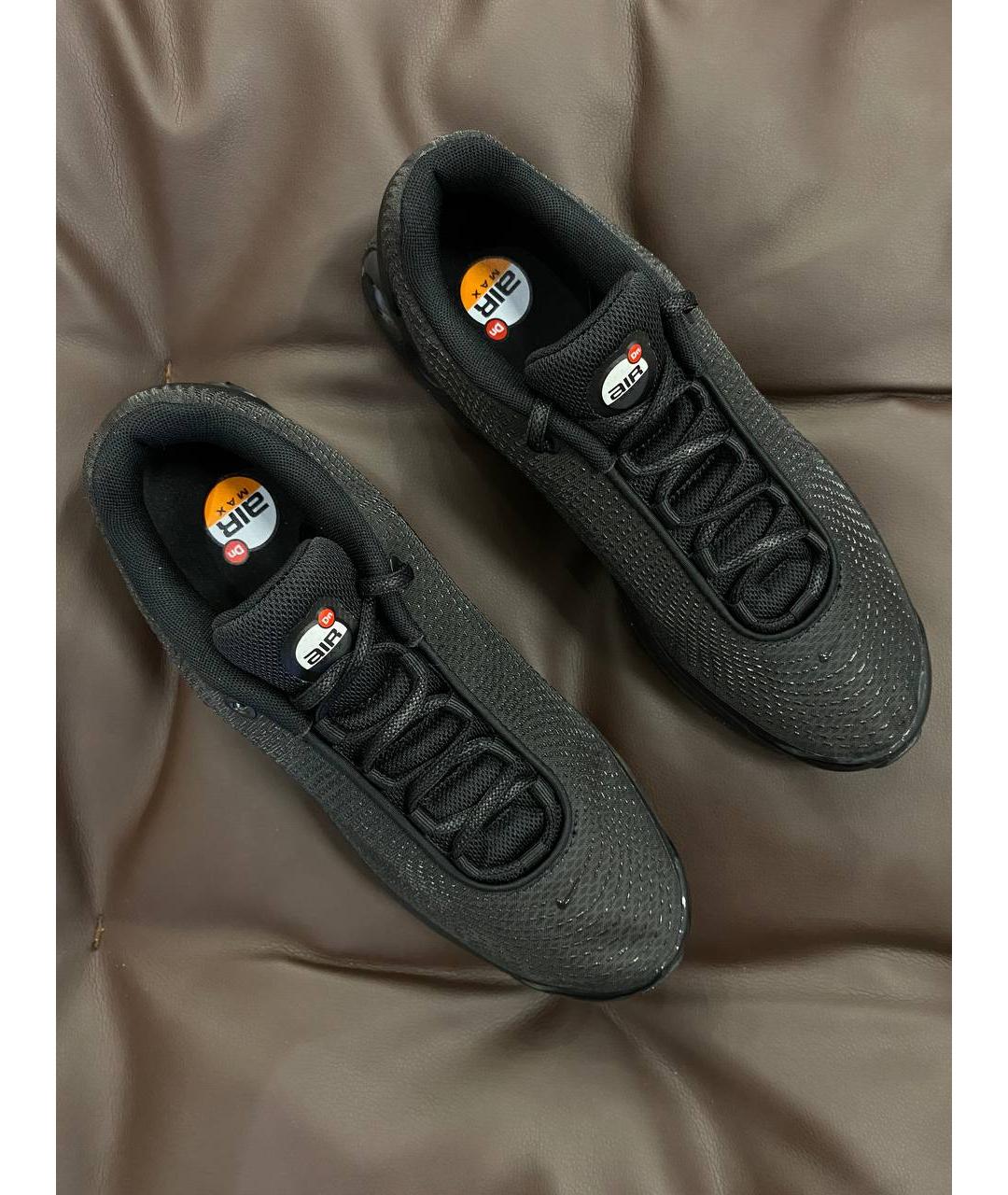 NIKE Черные кожаные низкие кроссовки / кеды, фото 6