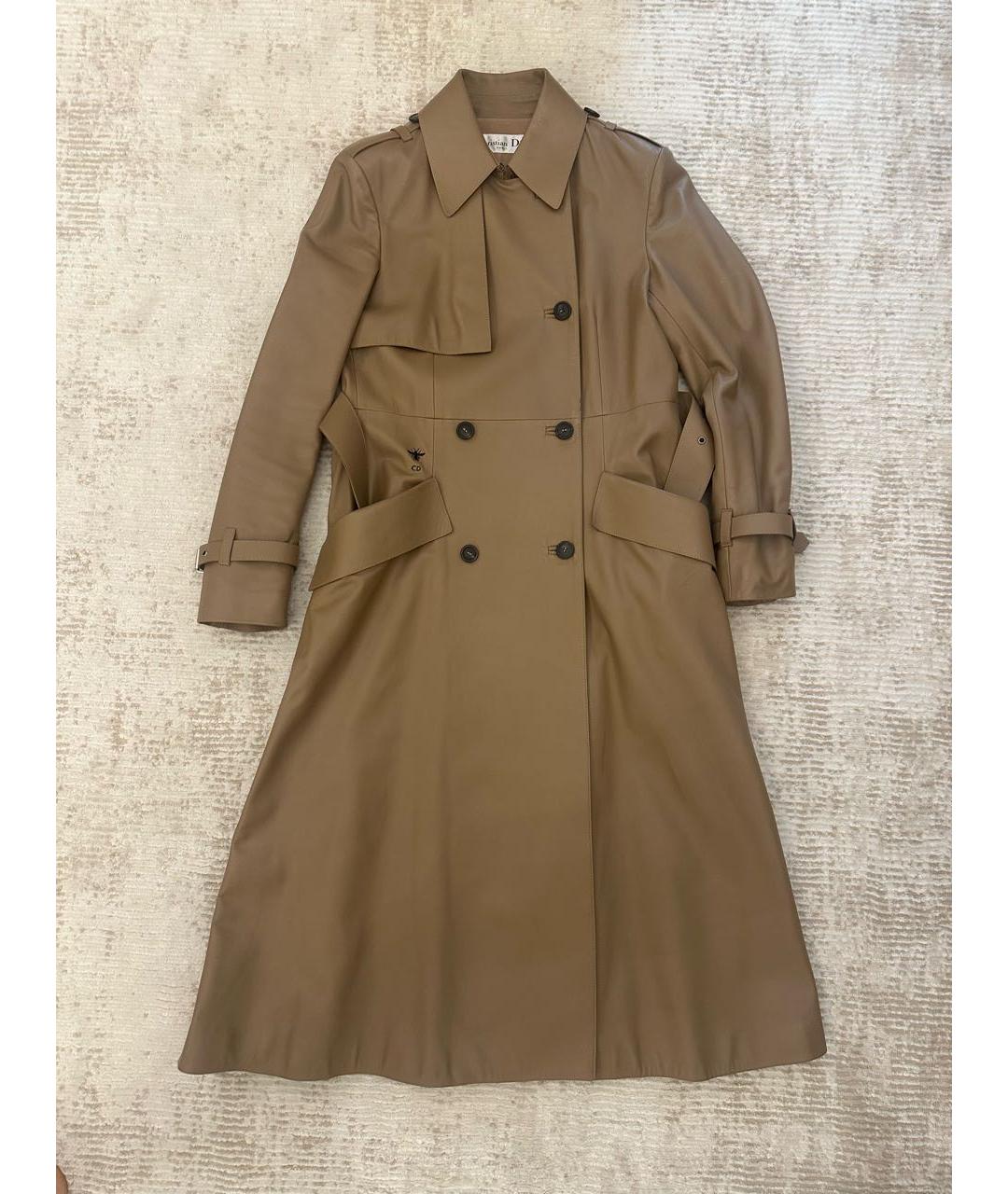 CHRISTIAN DIOR Кожаный тренч/плащ, фото 9