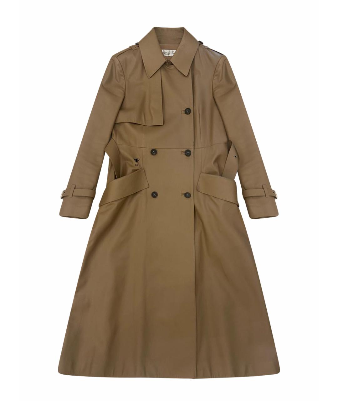 CHRISTIAN DIOR Кожаный тренч/плащ, фото 1