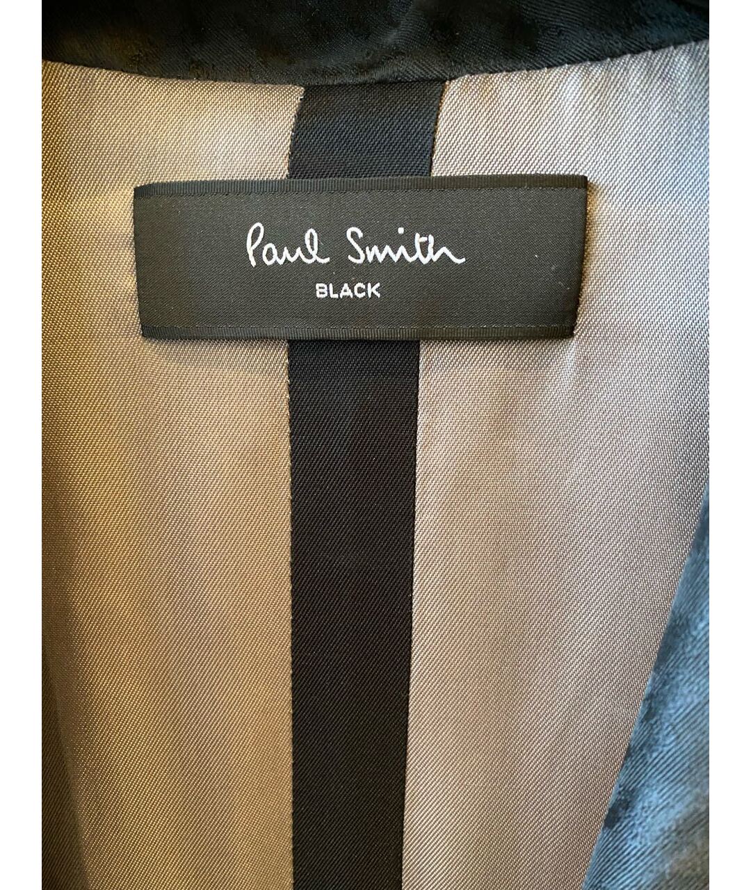 PAUL SMITH BLACK LABEL Темно-синее шерстяное повседневное платье, фото 3